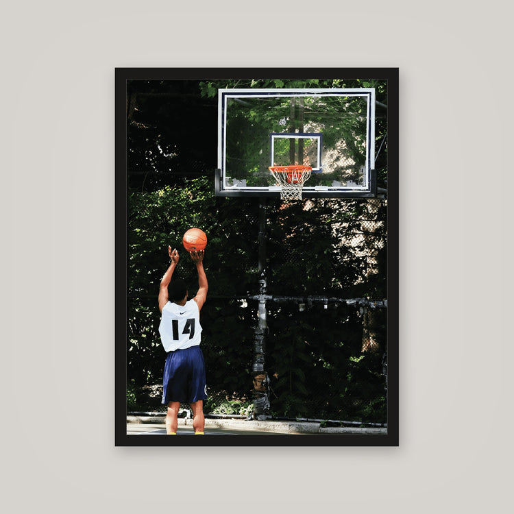 [auto-mockup] SHOOTING HOOPS POSTER - 18 x 24in.