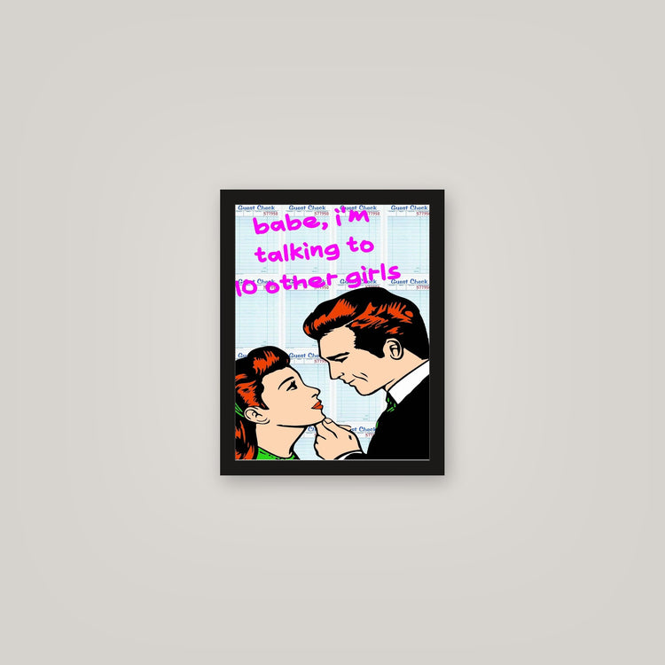 [auto-mockup] SIDE CHICK POSTER - 11 x 14in.