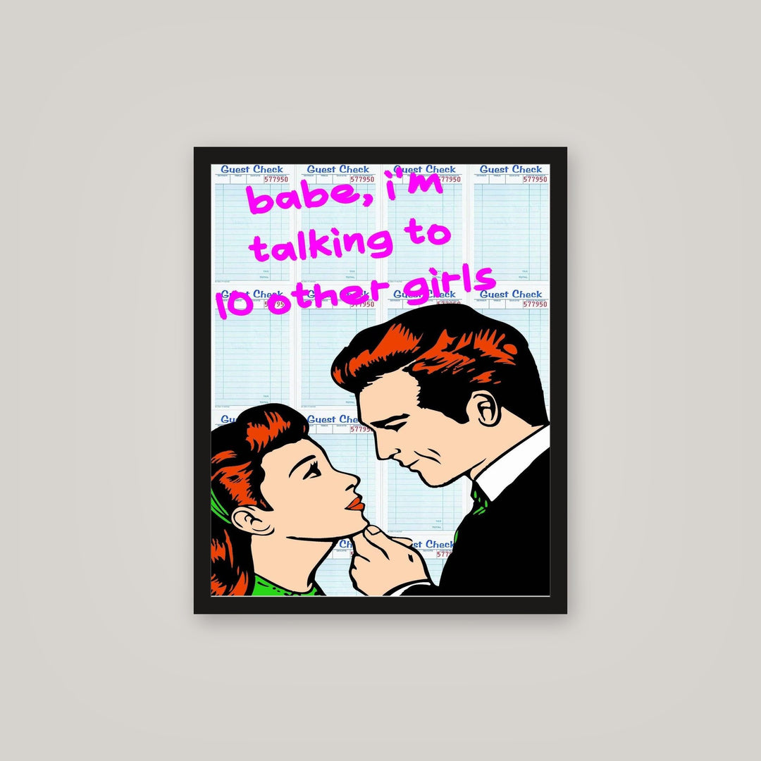 [auto-mockup] SIDE CHICK POSTER - 16 x 20 in.
