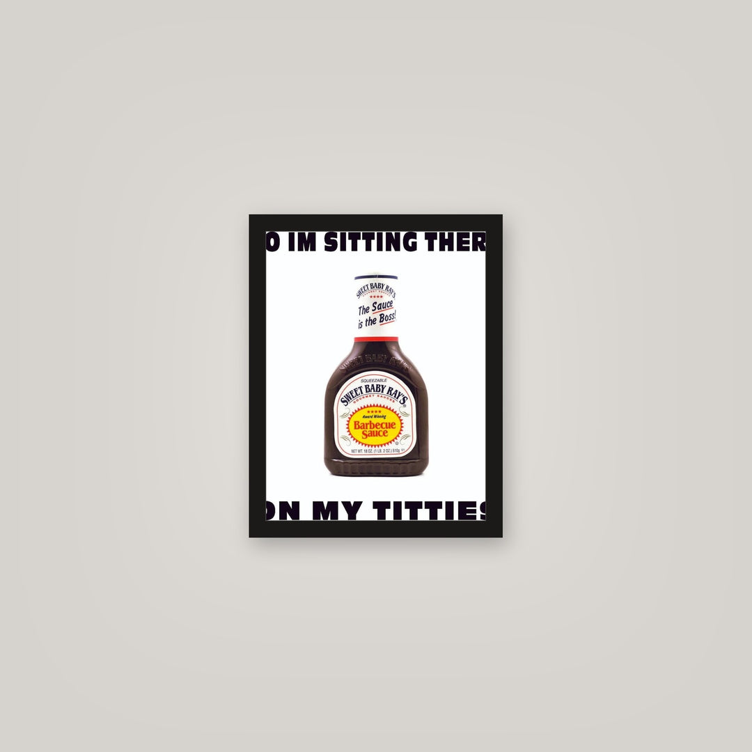 [auto-mockup] SITTING THERE POSTER - 11 x 14in.