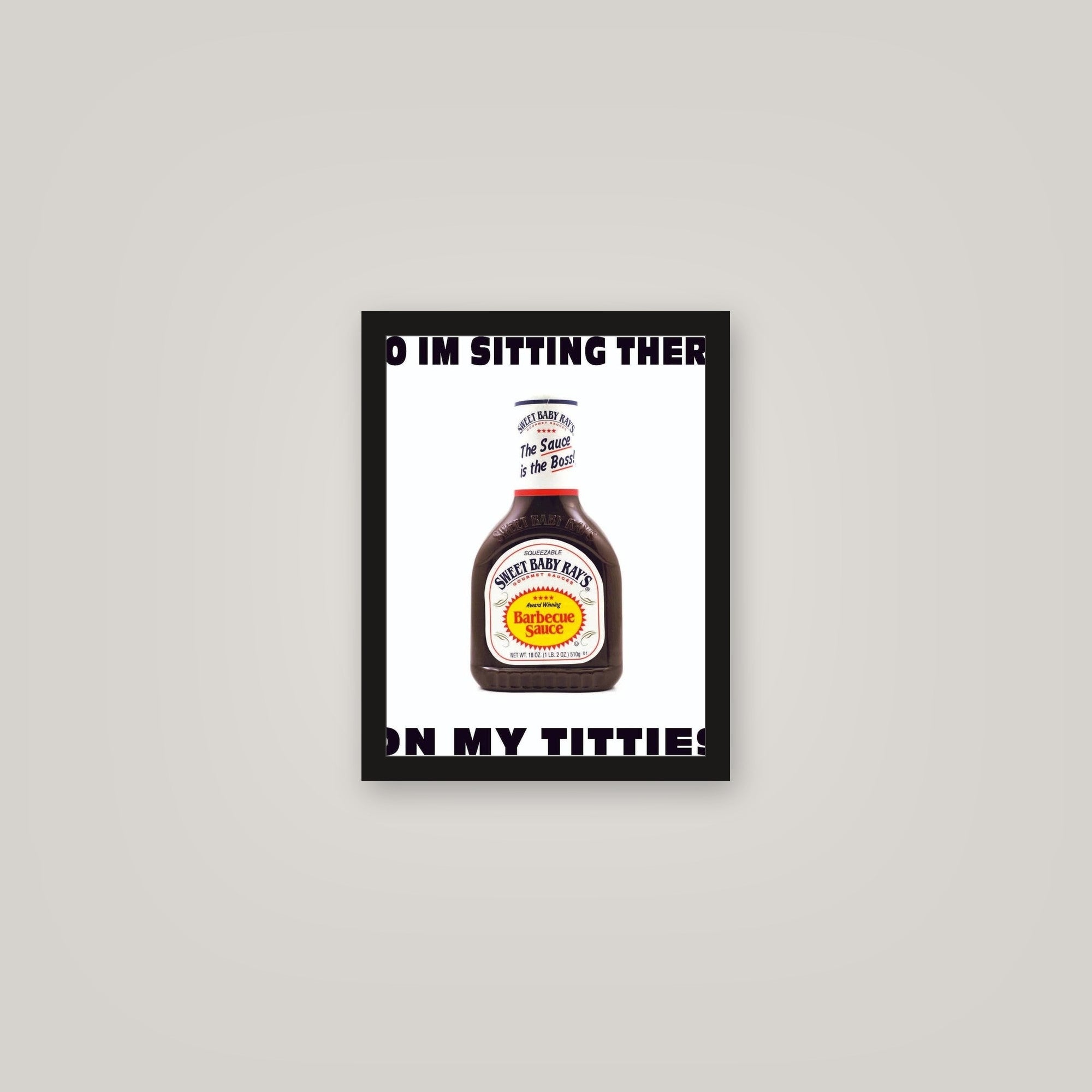 [auto-mockup] SITTING THERE POSTER - 11 x 14in.