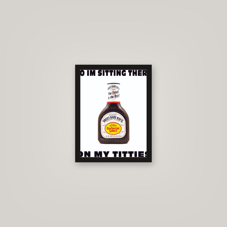[auto-mockup] SITTING THERE POSTER - 11 x 14in.