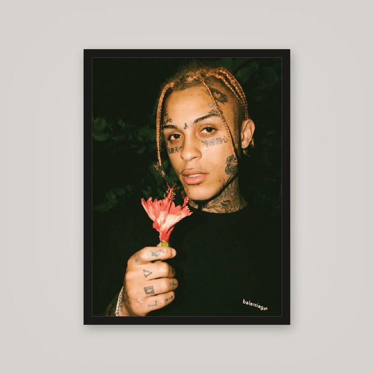 [auto-mockup] SKIES RED FLOWER POSTER - 18 x 24in.