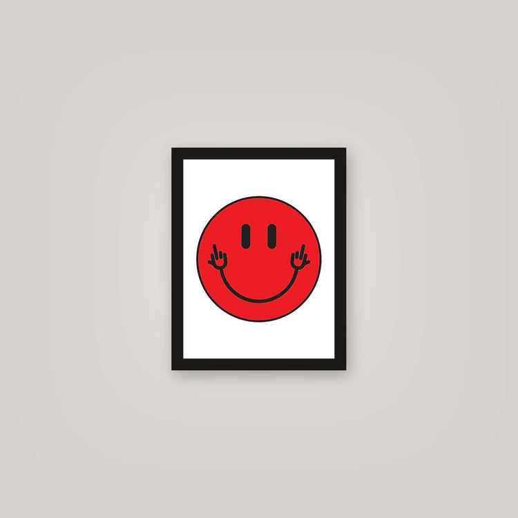 [auto-mockup] SMILEY POSTER IN MULTIPLE COLORS - 11 x 14in.