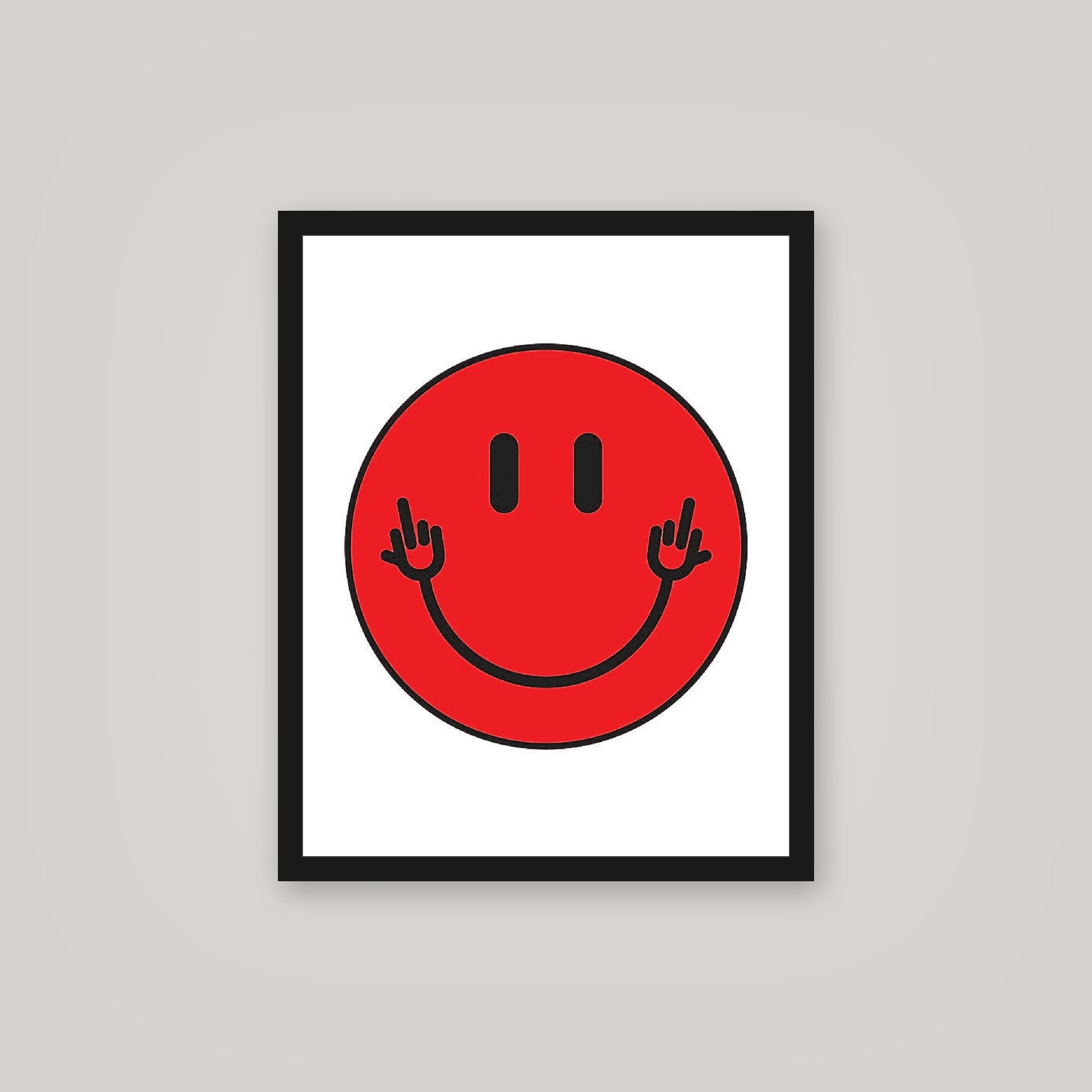 [auto-mockup] SMILEY POSTER IN MULTIPLE COLORS - 16 x 20in.