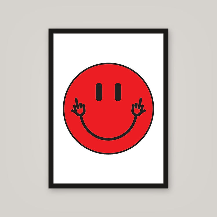 [auto-mockup] SMILEY POSTER IN MULTIPLE COLORS - 18 x 24in.