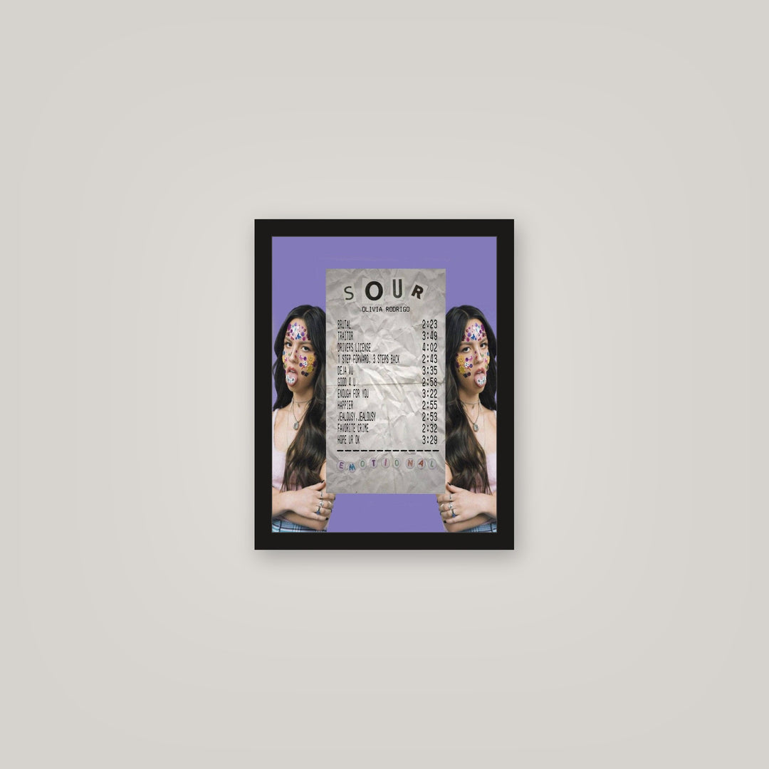 [auto-mockup] SOUR RECEIPT POSTER - 11 x 14in.