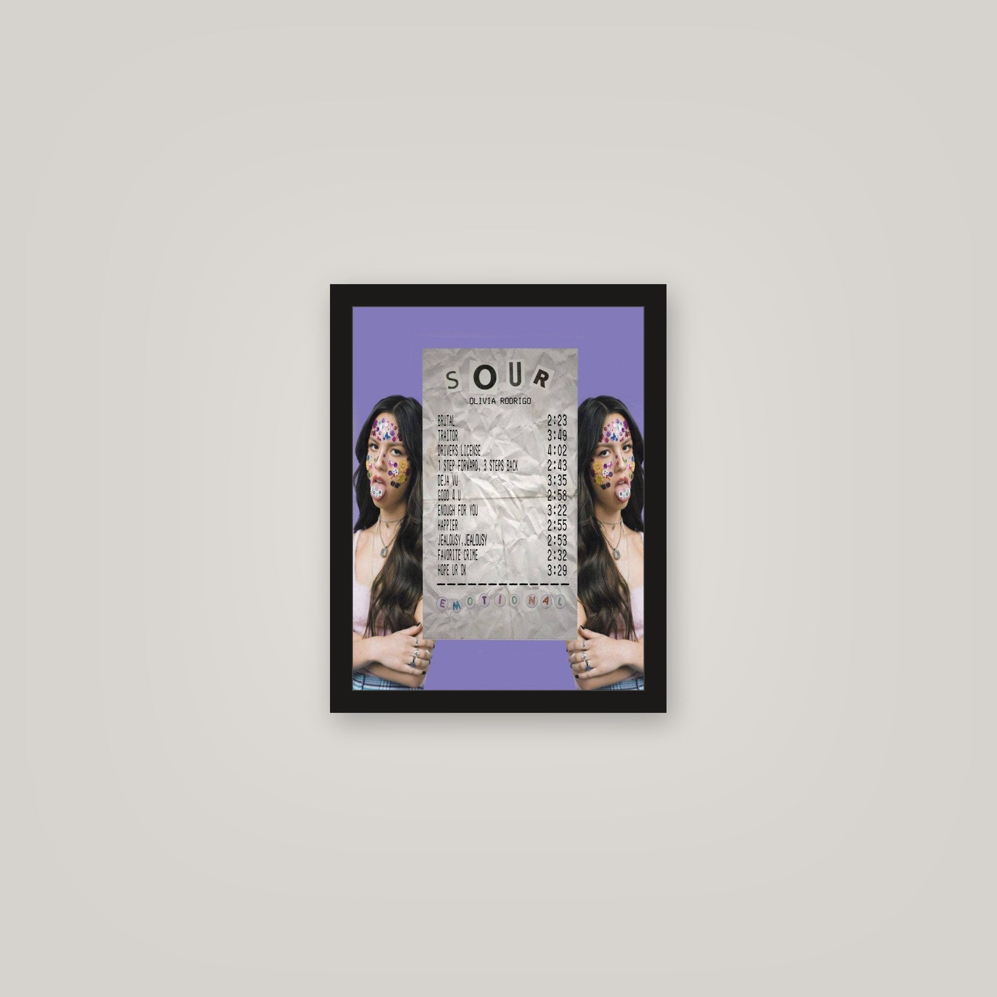 [auto-mockup] SOUR RECEIPT POSTER - 11 x 14in.