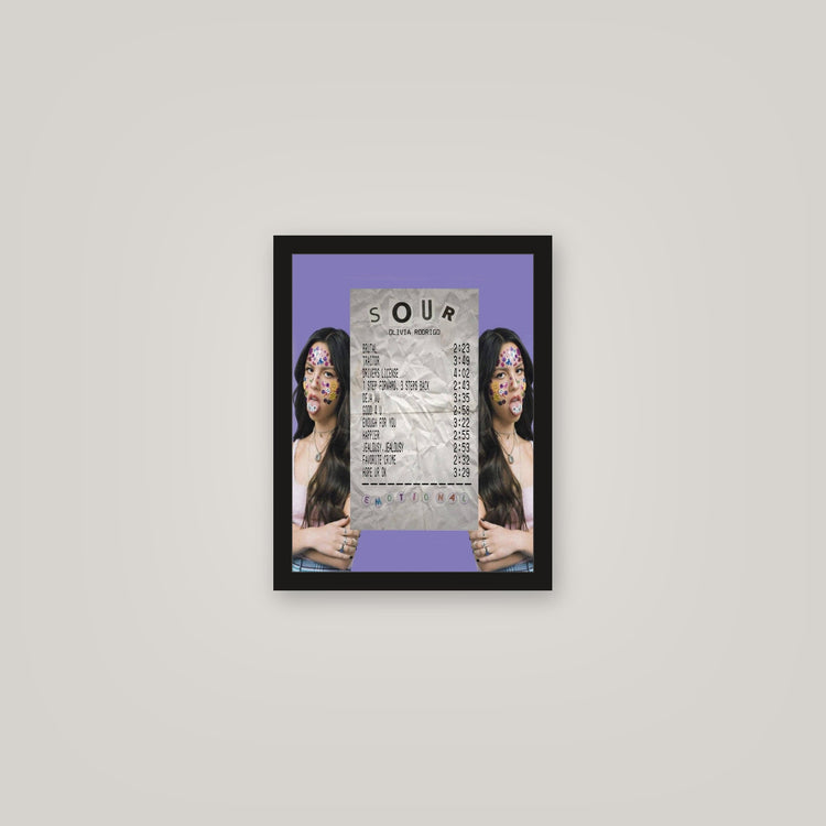 [auto-mockup] SOUR RECEIPT POSTER - 11 x 14in.