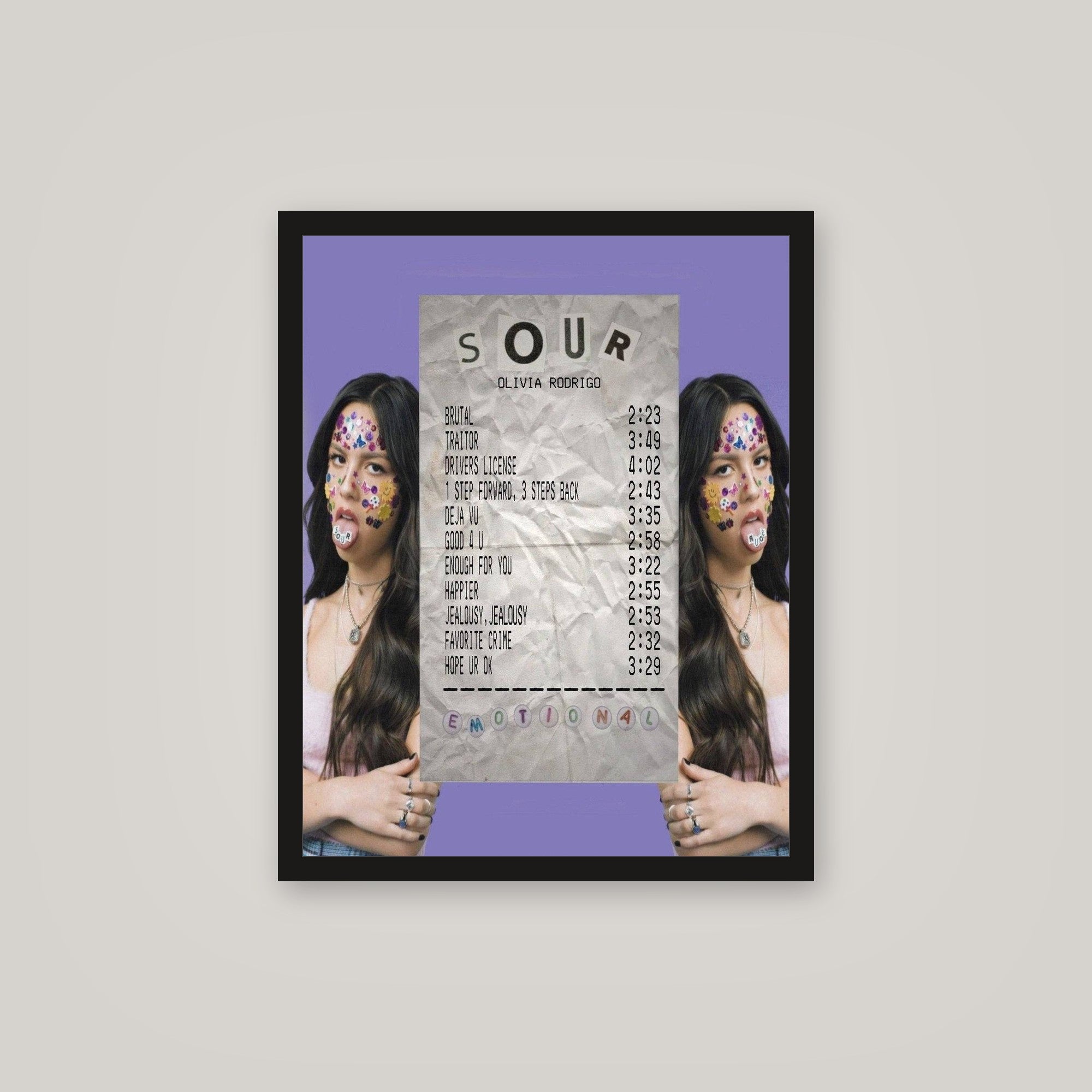 [auto-mockup] SOUR RECEIPT POSTER - 16 x 20 in.