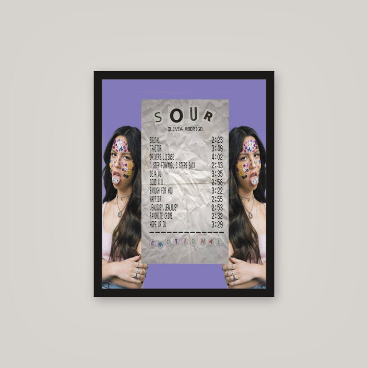 [auto-mockup] SOUR RECEIPT POSTER - 16 x 20 in.