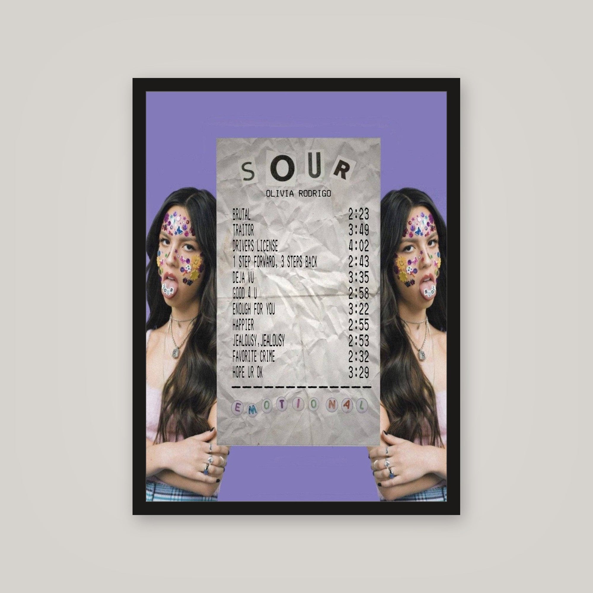 [auto-mockup] SOUR RECEIPT POSTER - 18 x 24 in