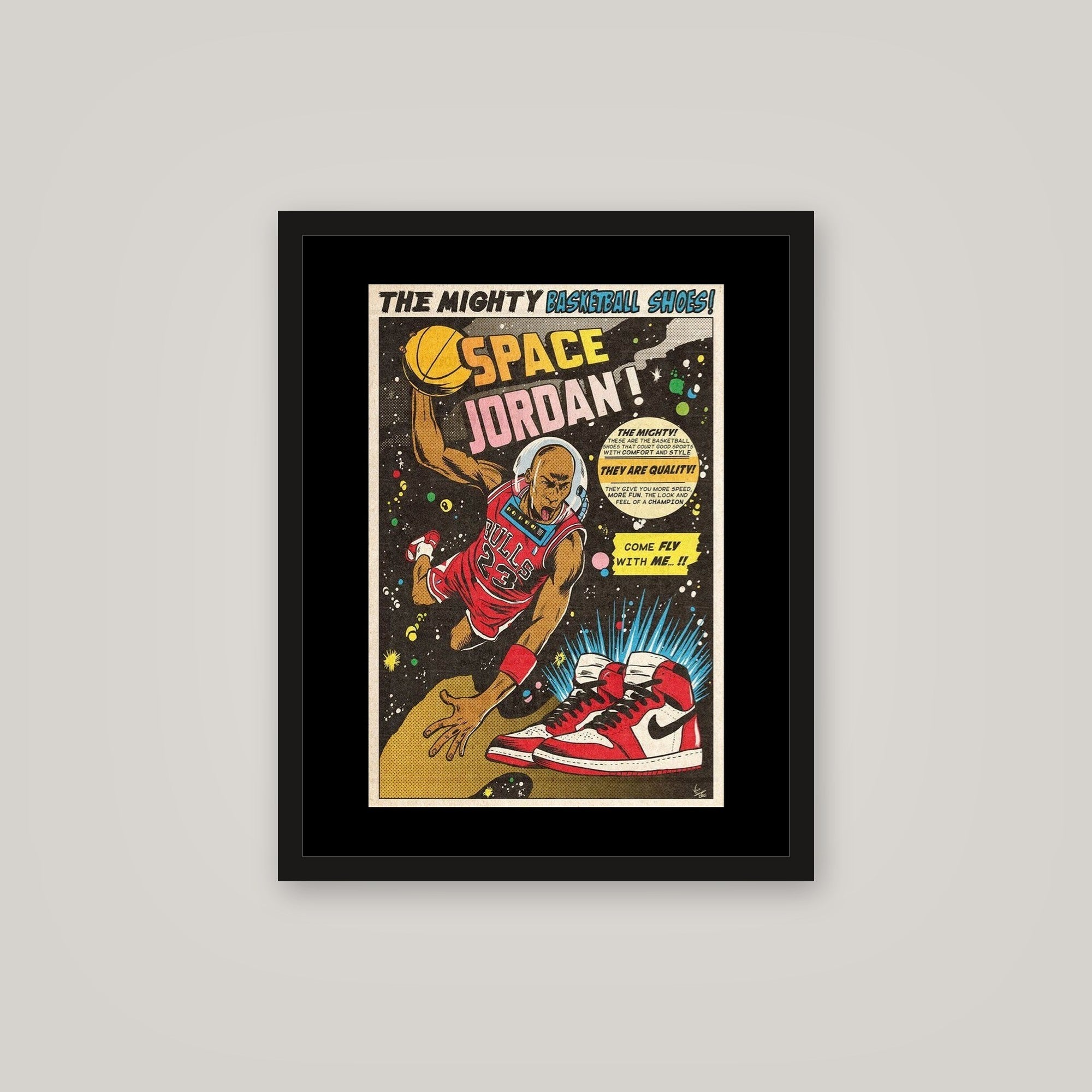 [auto-mockup] SPACE JORDAN POSTER - 16 x 20in