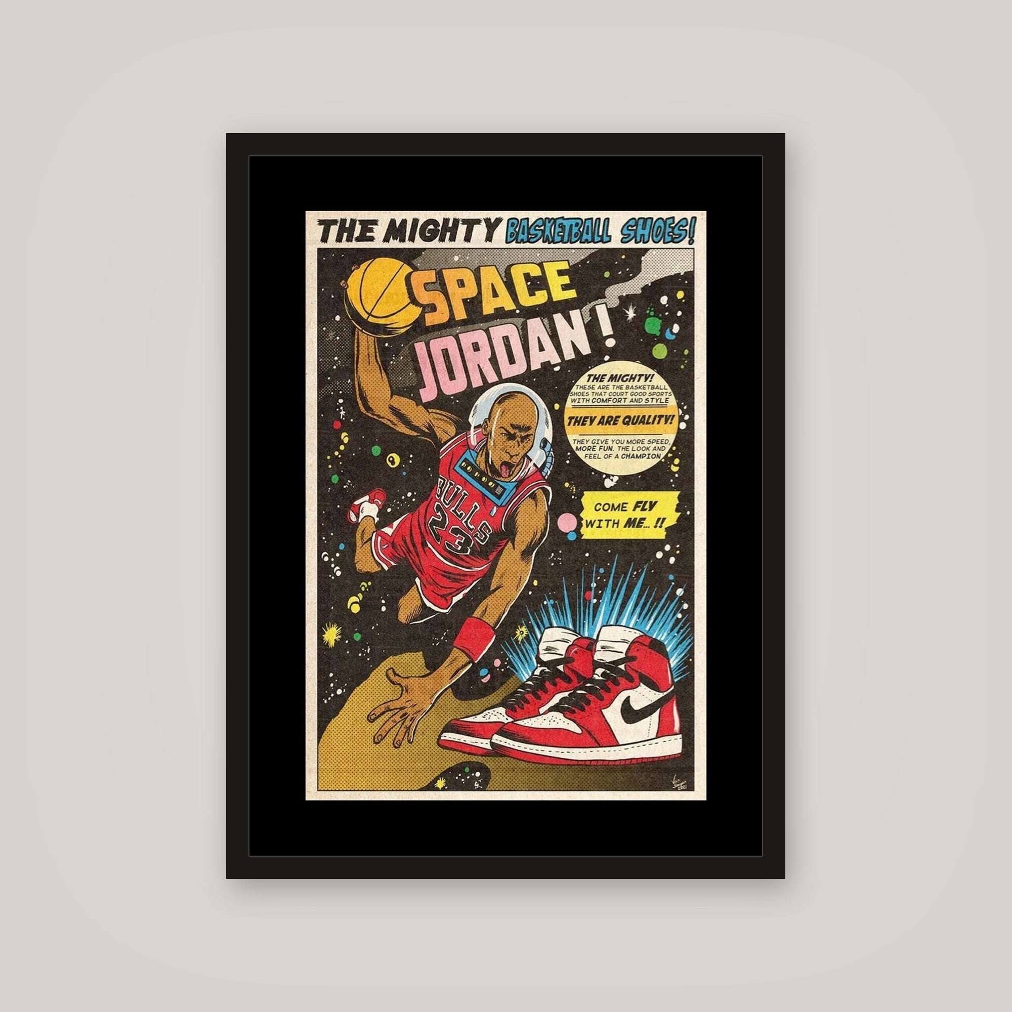 [auto-mockup] SPACE JORDAN POSTER - 18 x 24in.
