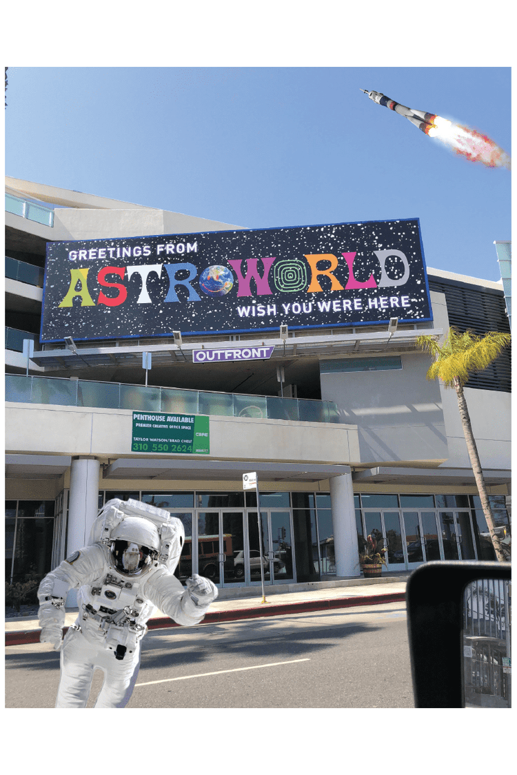 SPACE OUTFRONT POSTER - PosterFi