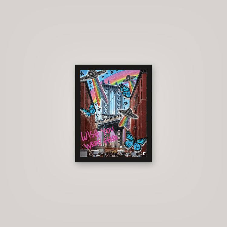 [auto-mockup] SPACESHIP CITY POSTER - 11 x 14in.