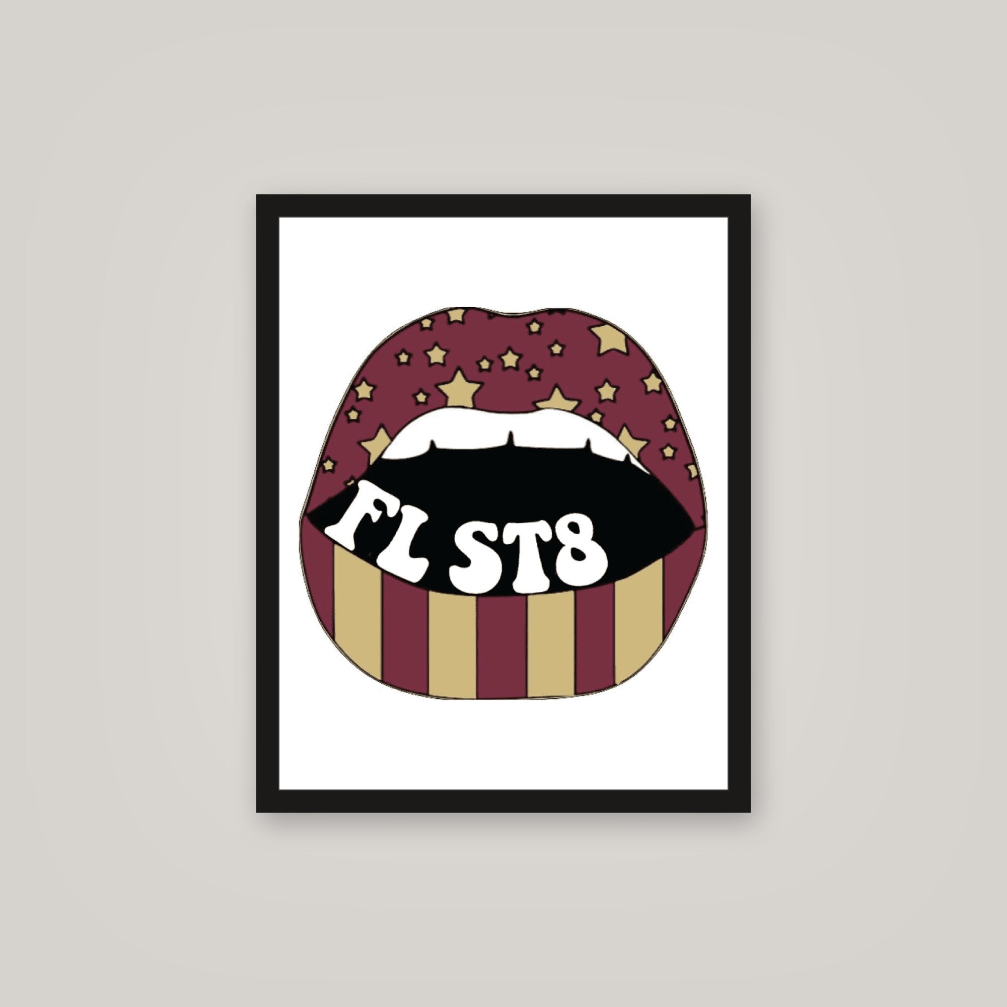 [auto-mockup] ST8 LIPS POSTER - 16 x 20in.