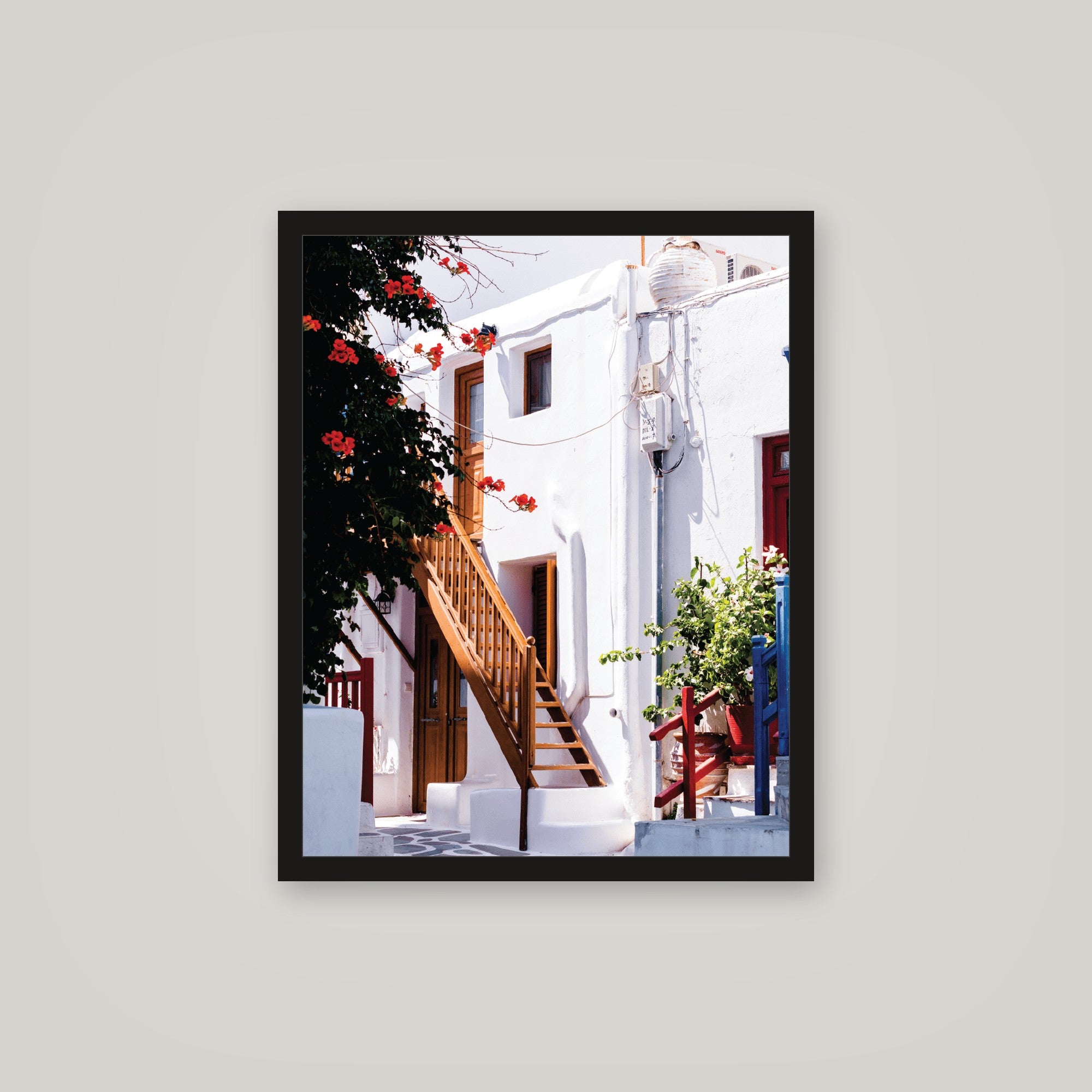 [auto-mockup] STAIRWAY TO GREECE POSTER - 16 x 20in.