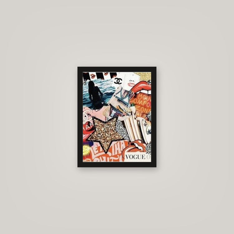 [auto-mockup] STAR COLLAGE POSTER - 11 x 14in.