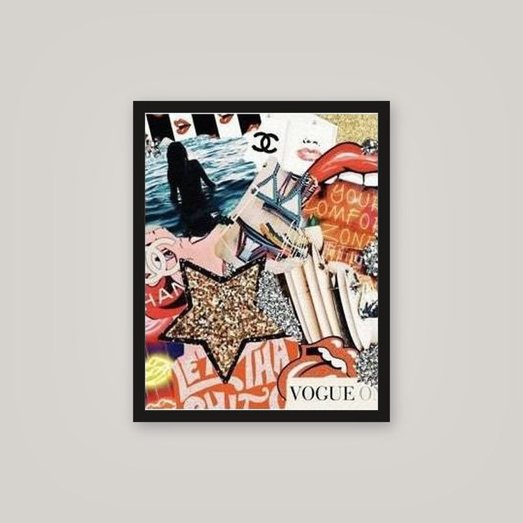 [auto-mockup] STAR COLLAGE POSTER - 16 x 20in.
