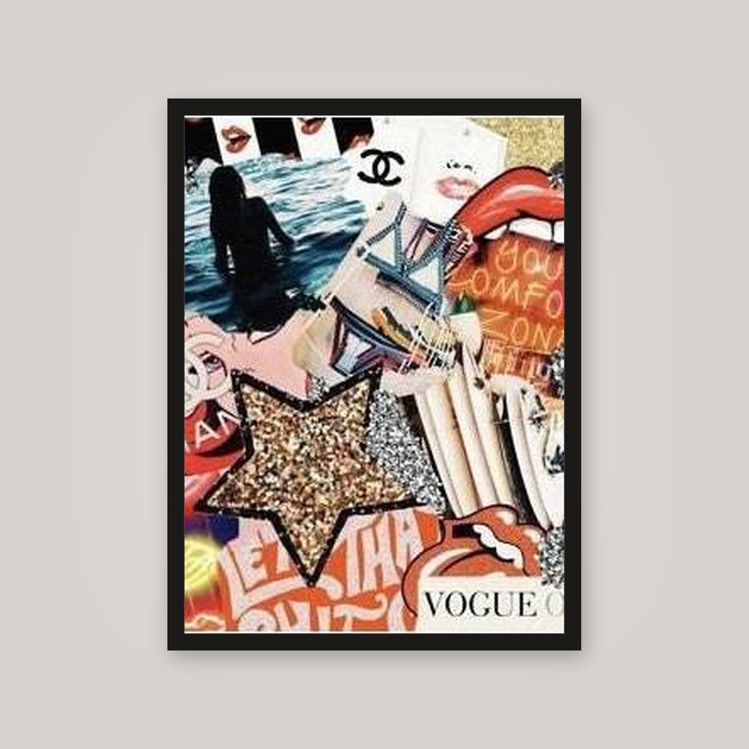 [auto-mockup] STAR COLLAGE POSTER - 18 x 24in.
