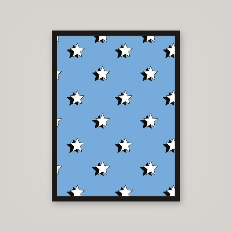 [auto-mockup] STARS POSTER IN MULTIPLE COLORS - 18 x 24in.
