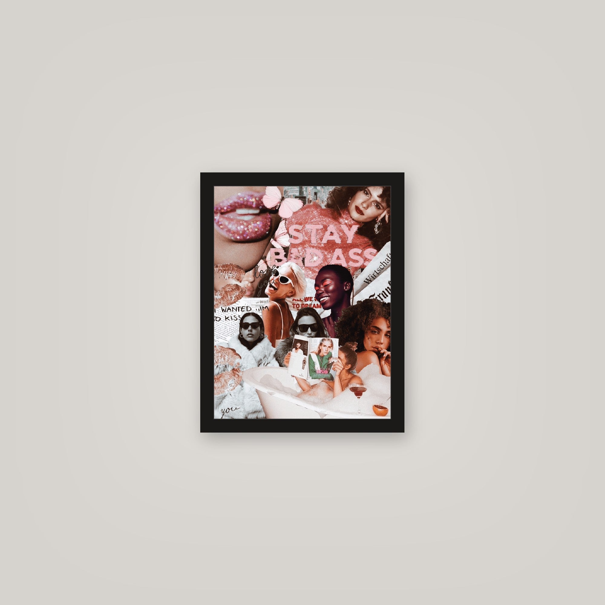 [auto-mockup] STAY BADASS POSTER - 11 x 14in.