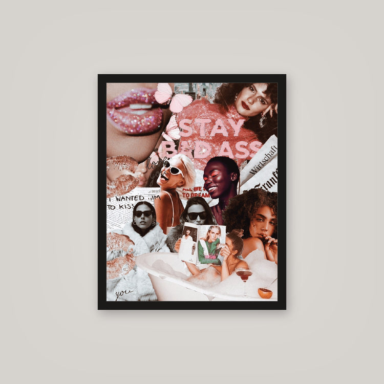 [auto-mockup] STAY BADASS POSTER - 16 x 20in.