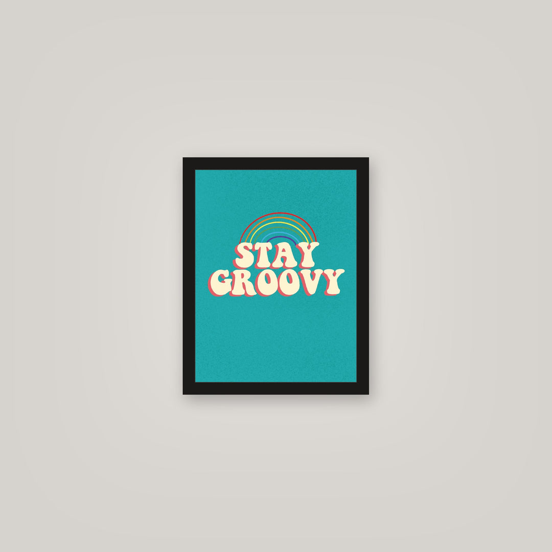 [auto-mockup] STAY GROOVY POSTER 4 COLORS - 11 x 14in.