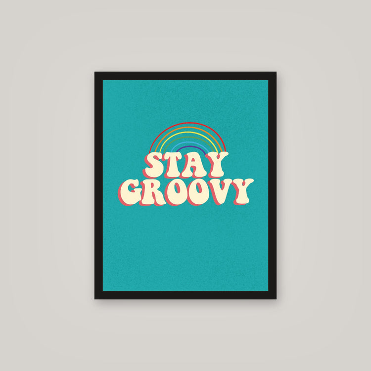 [auto-mockup] STAY GROOVY POSTER 4 COLORS - 16 x 20in.