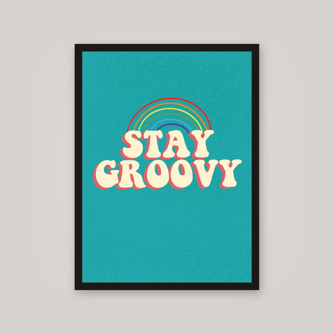 [auto-mockup] STAY GROOVY POSTER 4 COLORS - 18 x 24in.