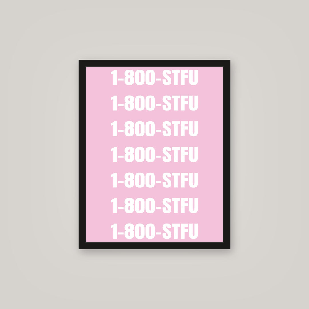 [auto-mockup] STFU800 POSTER - 16 x 20in.