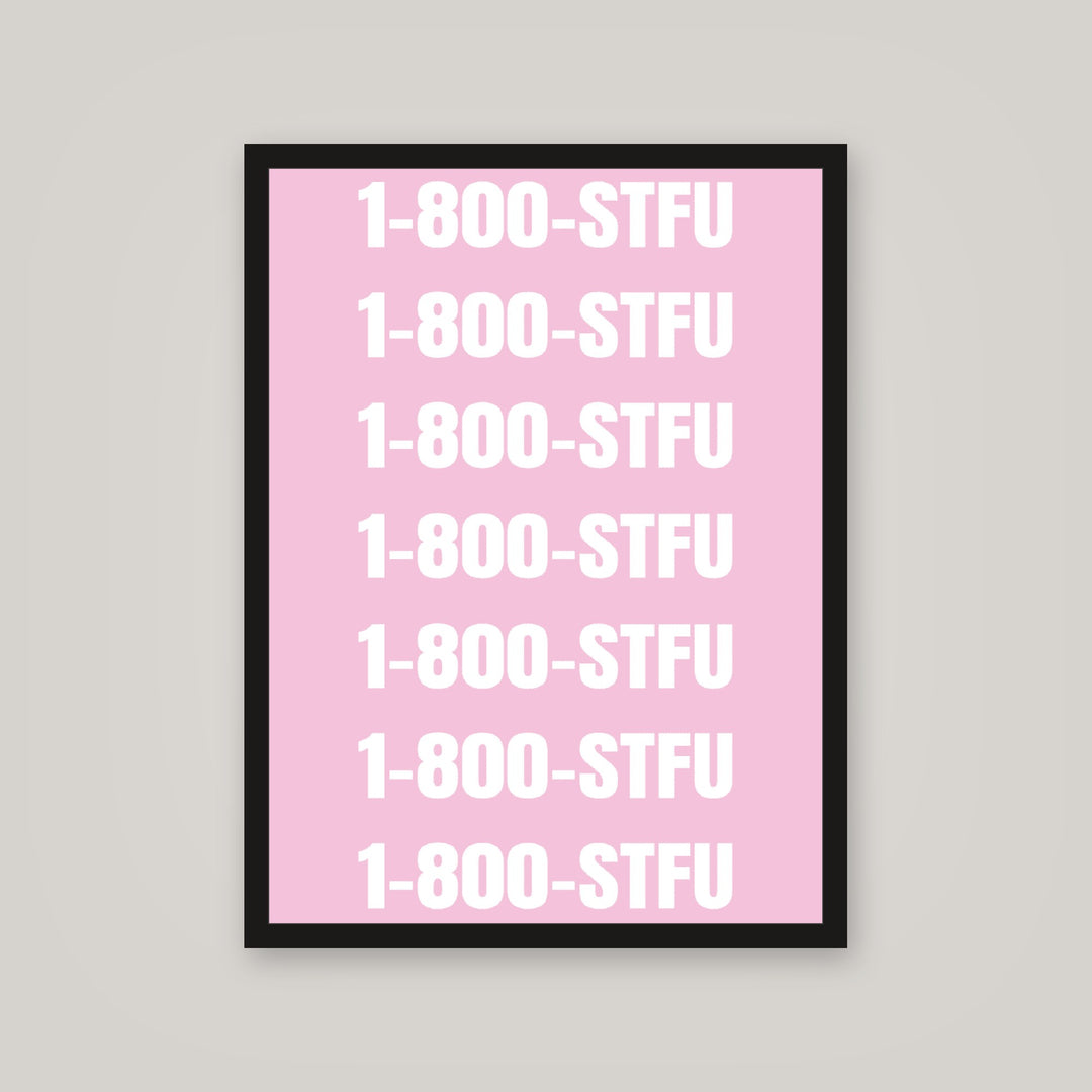 [auto-mockup] STFU800 POSTER - 18 x 24in.