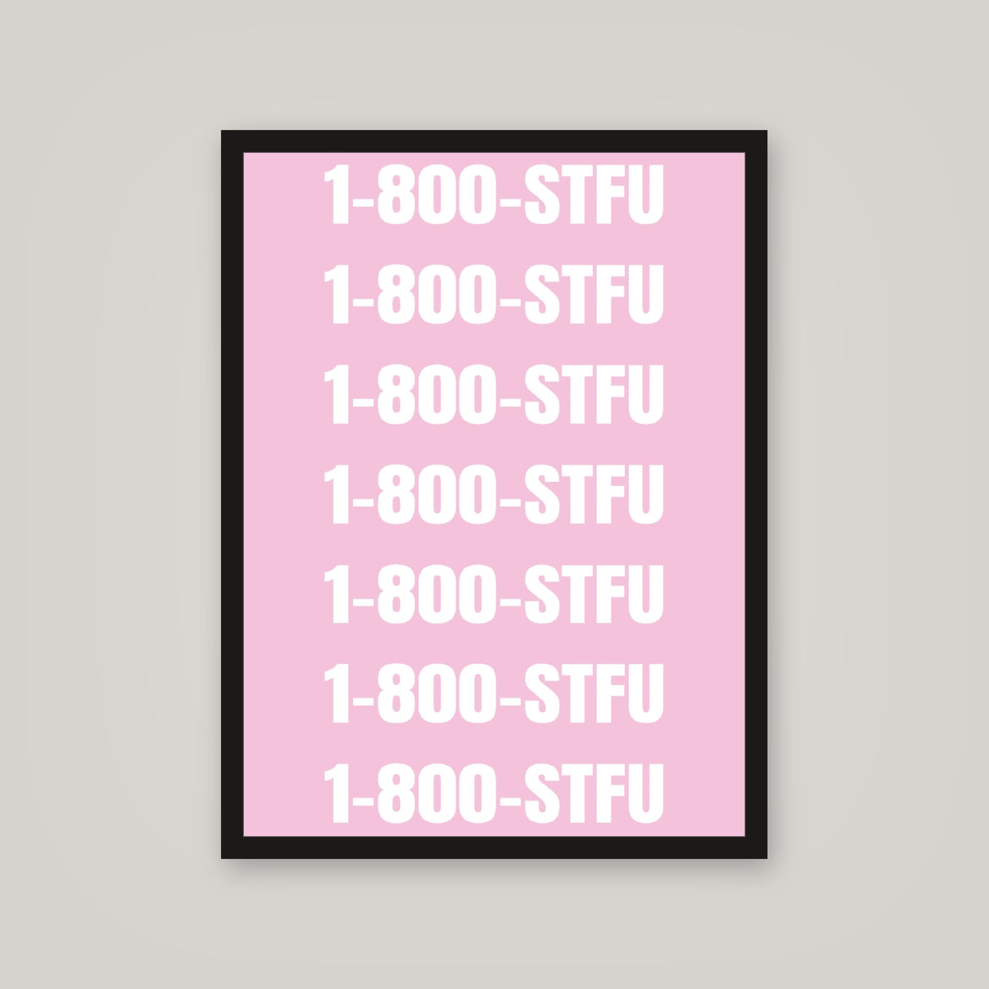 [auto-mockup] STFU800 POSTER - 18 x 24in.