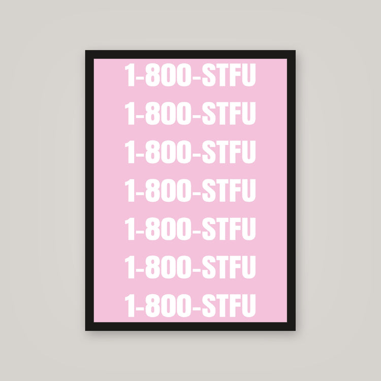 [auto-mockup] STFU800 POSTER - 18 x 24in.