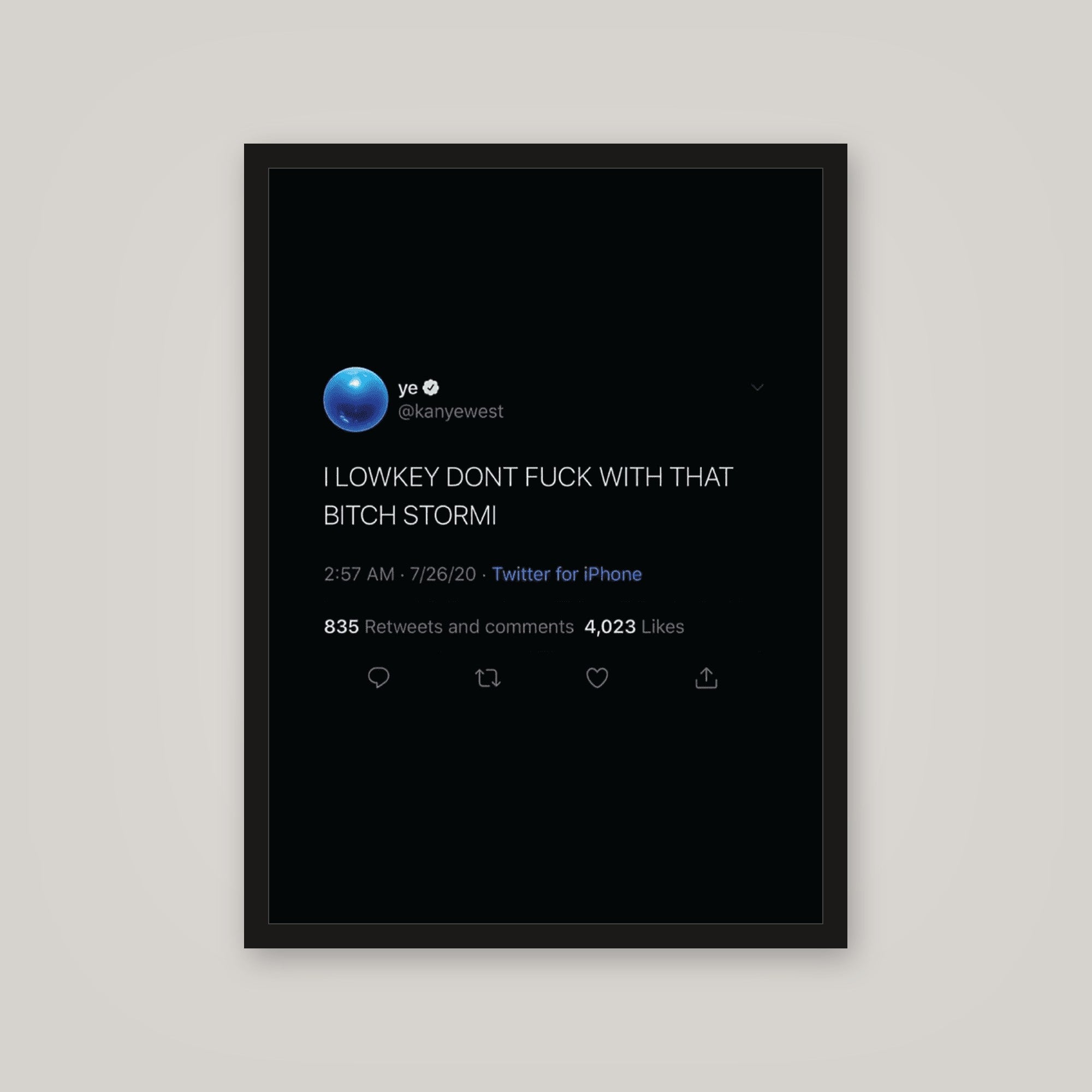 [auto-mockup] STORMI TWEET POSTER - 18 x 24in.
