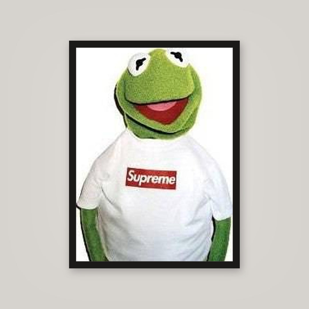 [auto-mockup] SUPREME KERMIT POSTER - 18 x 24in.