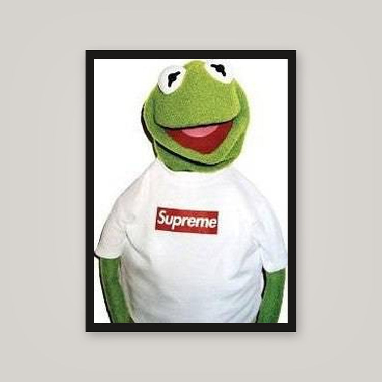 [auto-mockup] SUPREME KERMIT POSTER - 18 x 24in.