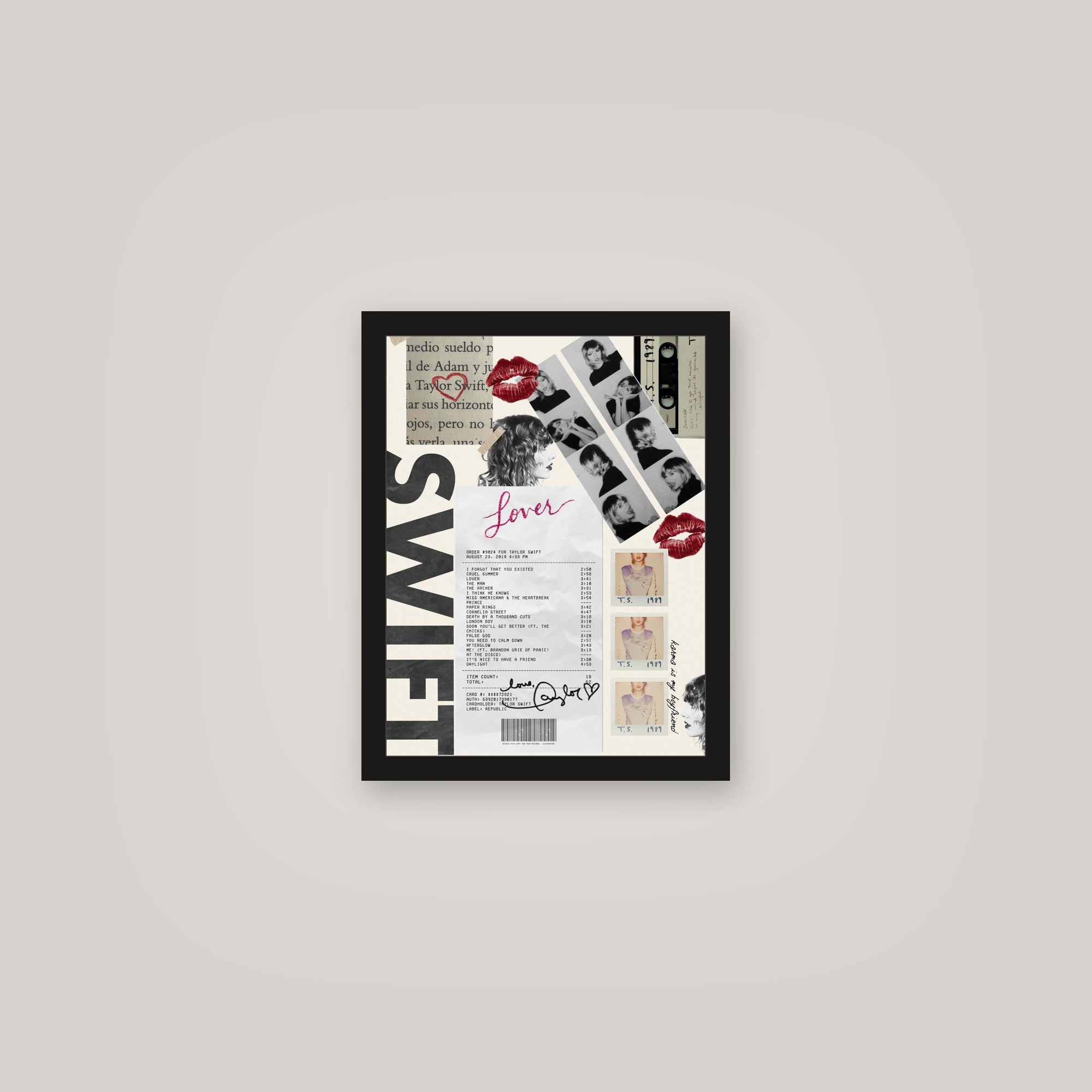 [auto-mockup] SWIFT COLLAGE POSTER - 11 x 14in.