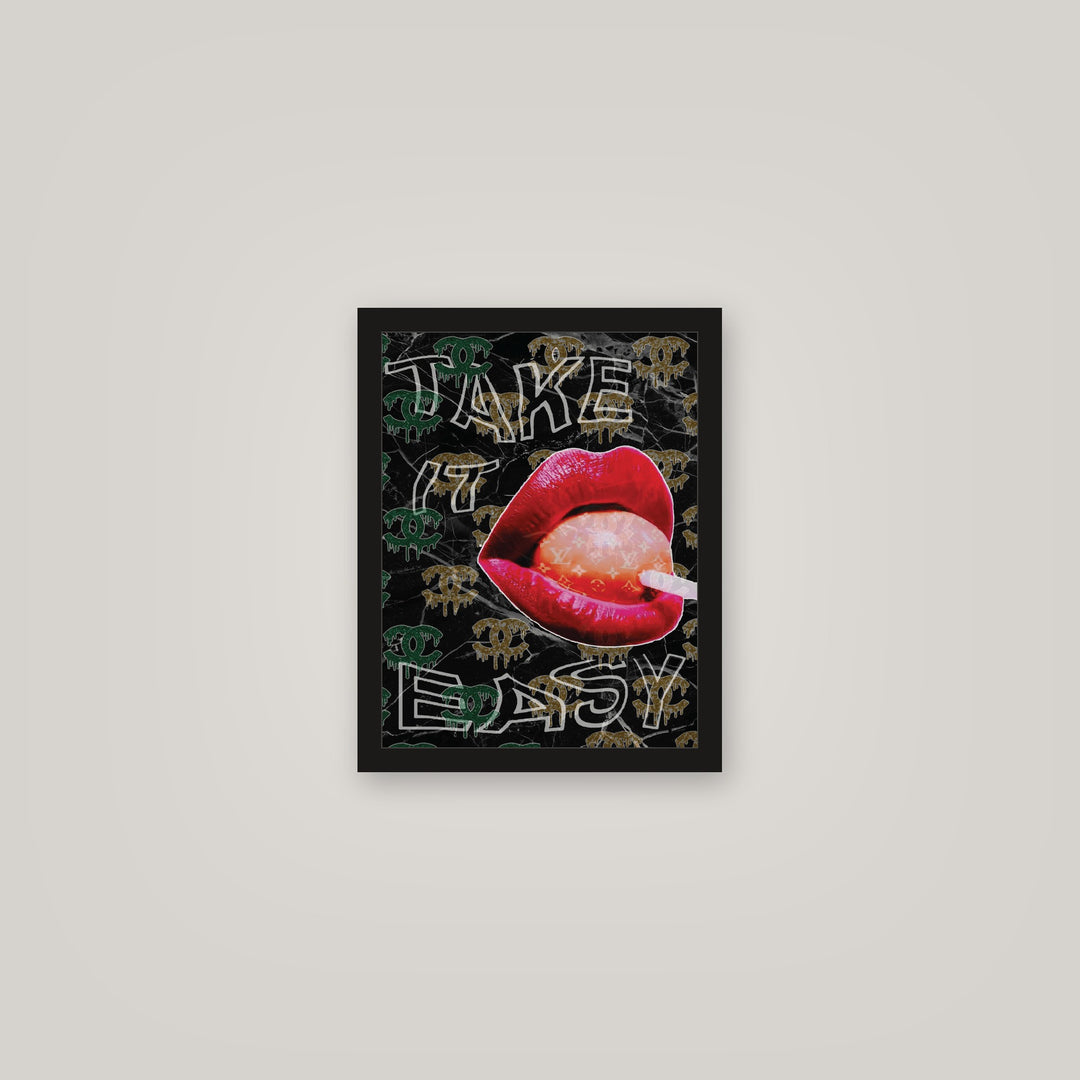 [auto-mockup] TAKE IT EASY MOUTH POSTER - 11 x 14in.