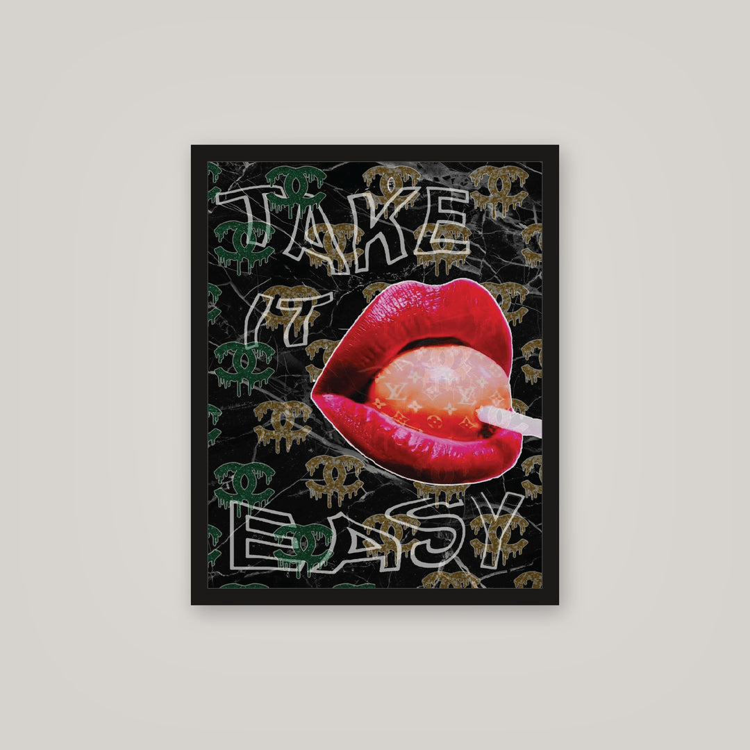 [auto-mockup] TAKE IT EASY MOUTH POSTER - 16 x 20in.