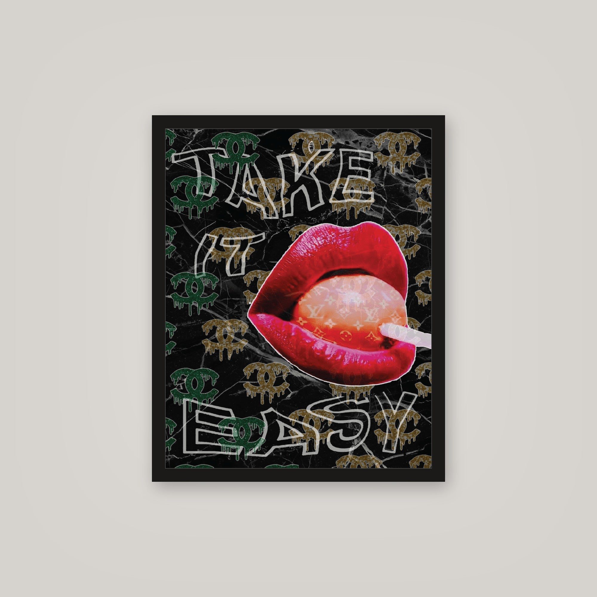 [auto-mockup] TAKE IT EASY MOUTH POSTER - 16 x 20in.