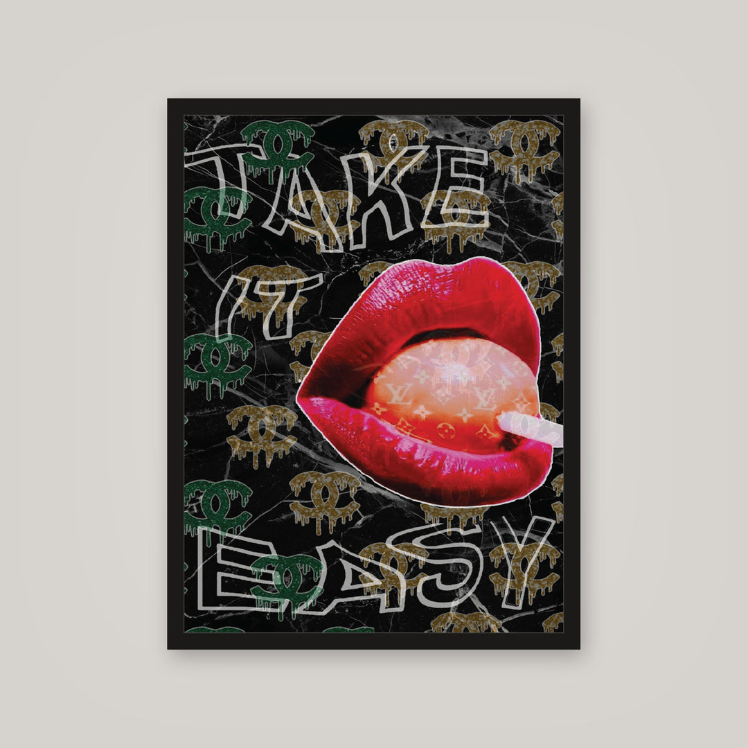 [auto-mockup] TAKE IT EASY MOUTH POSTER - 18 x 24in.