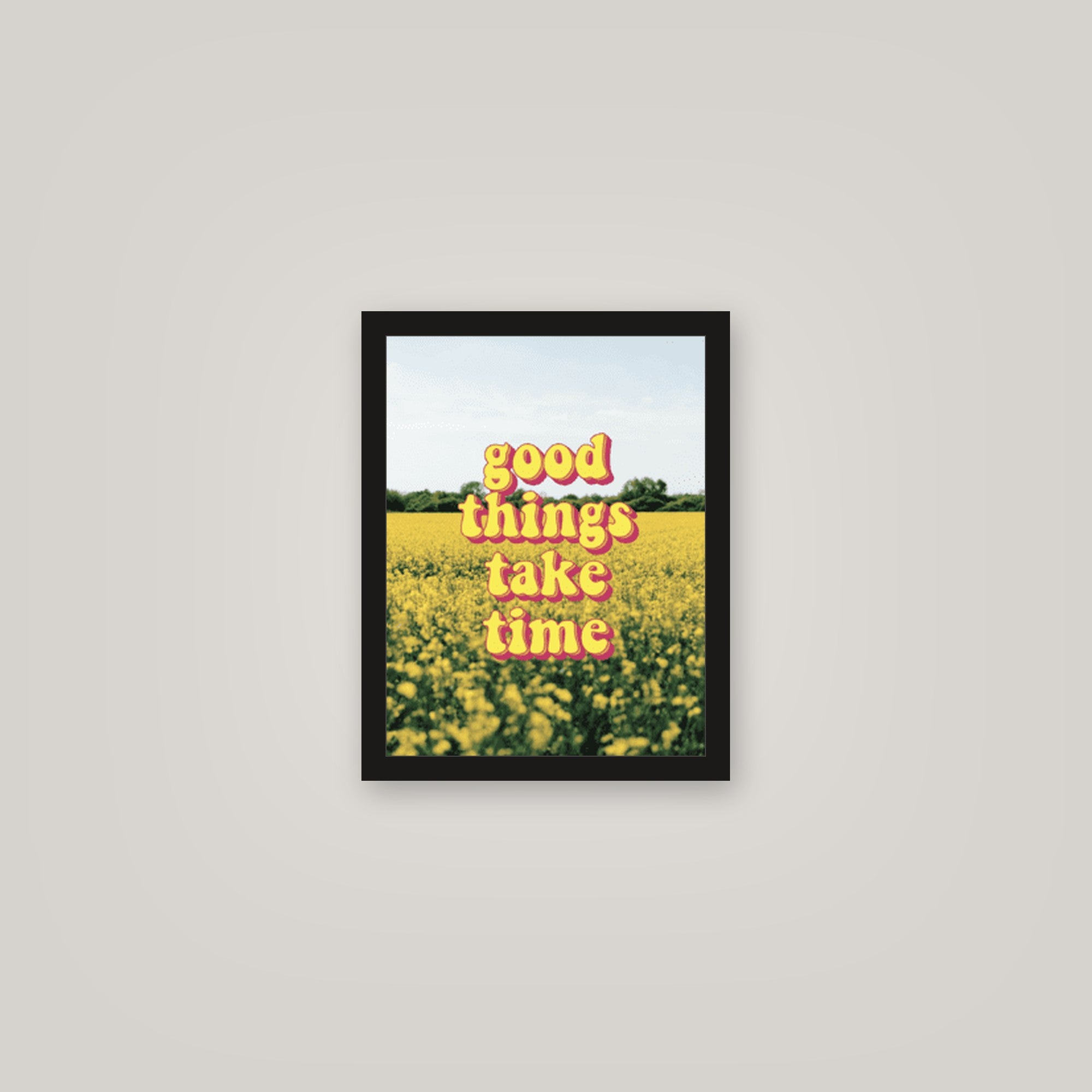 [auto-mockup] TAKE TIME POSTER - 11 x 14in.