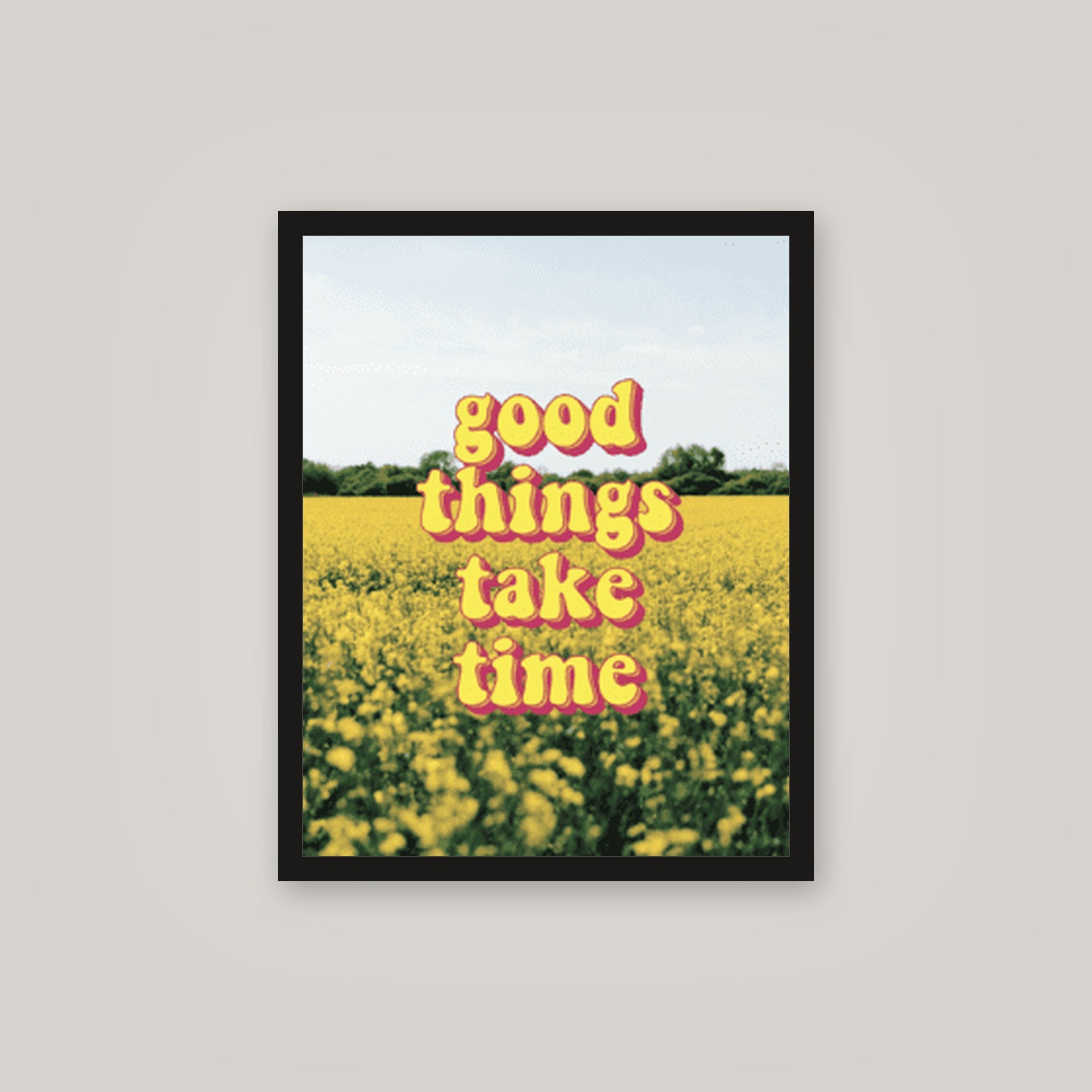 [auto-mockup] TAKE TIME POSTER - 16 x 20in.