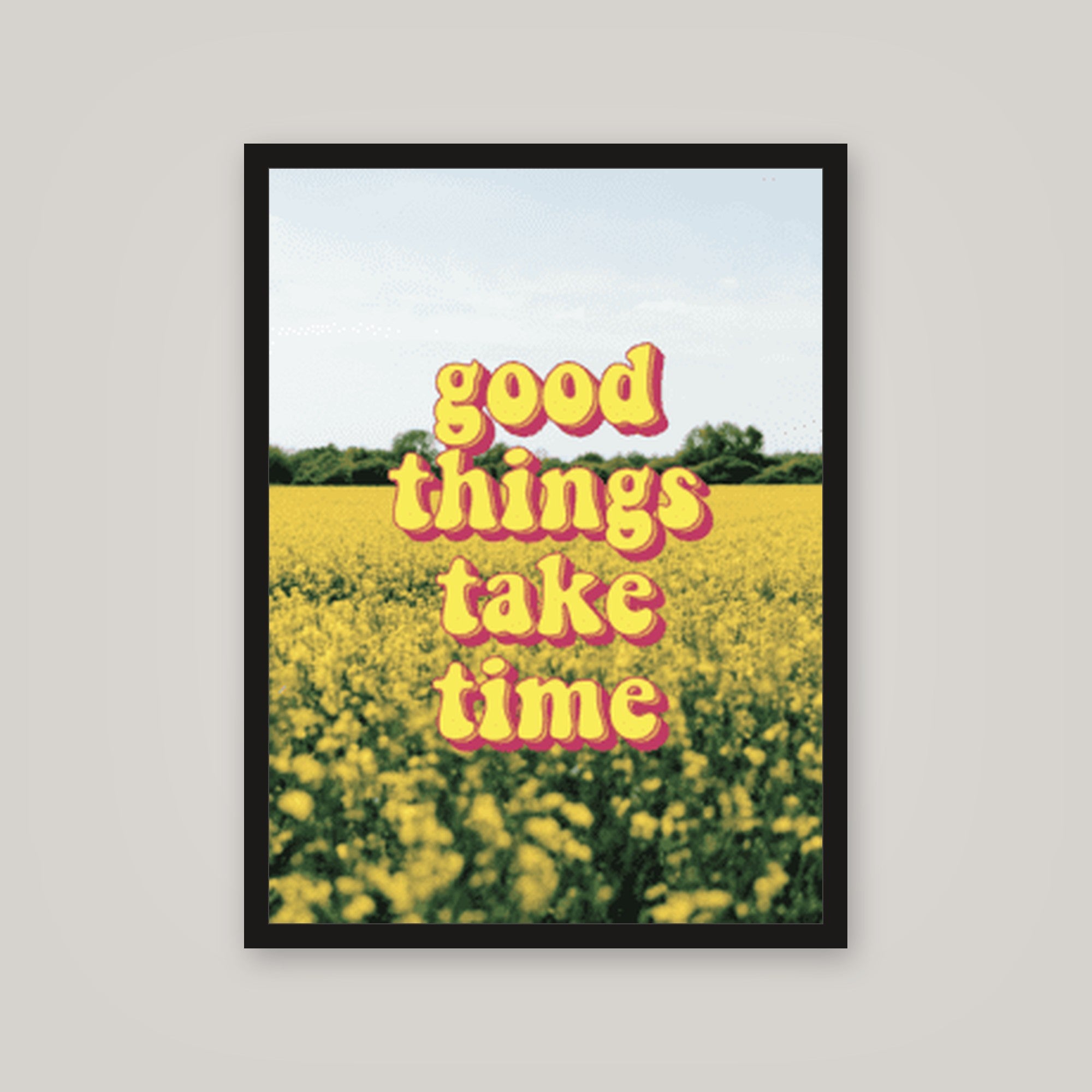 [auto-mockup] TAKE TIME POSTER - 18 x 24in.