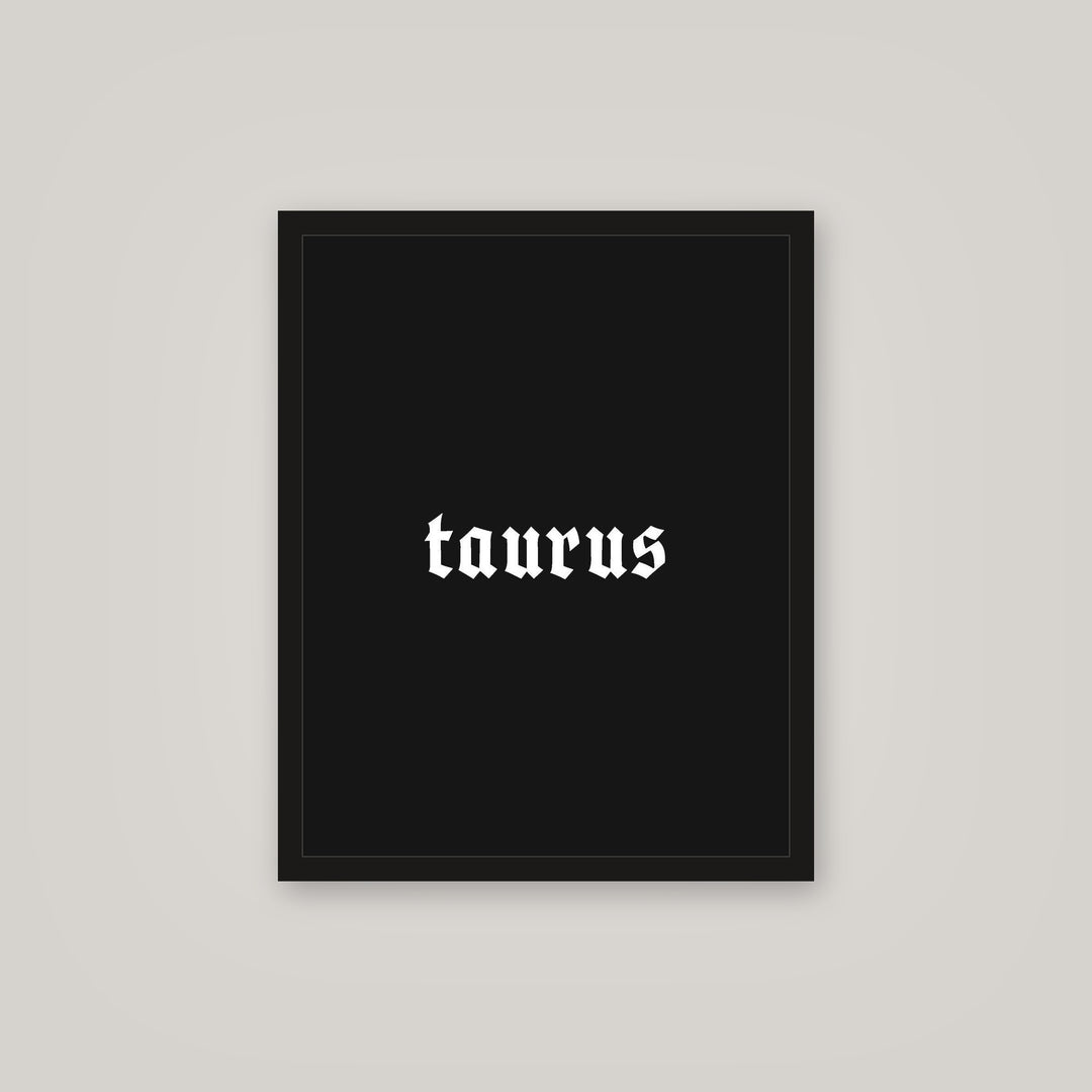 [auto-mockup] TAURUS POSTER IN MULTIPLE COLORS - 16x 20in.