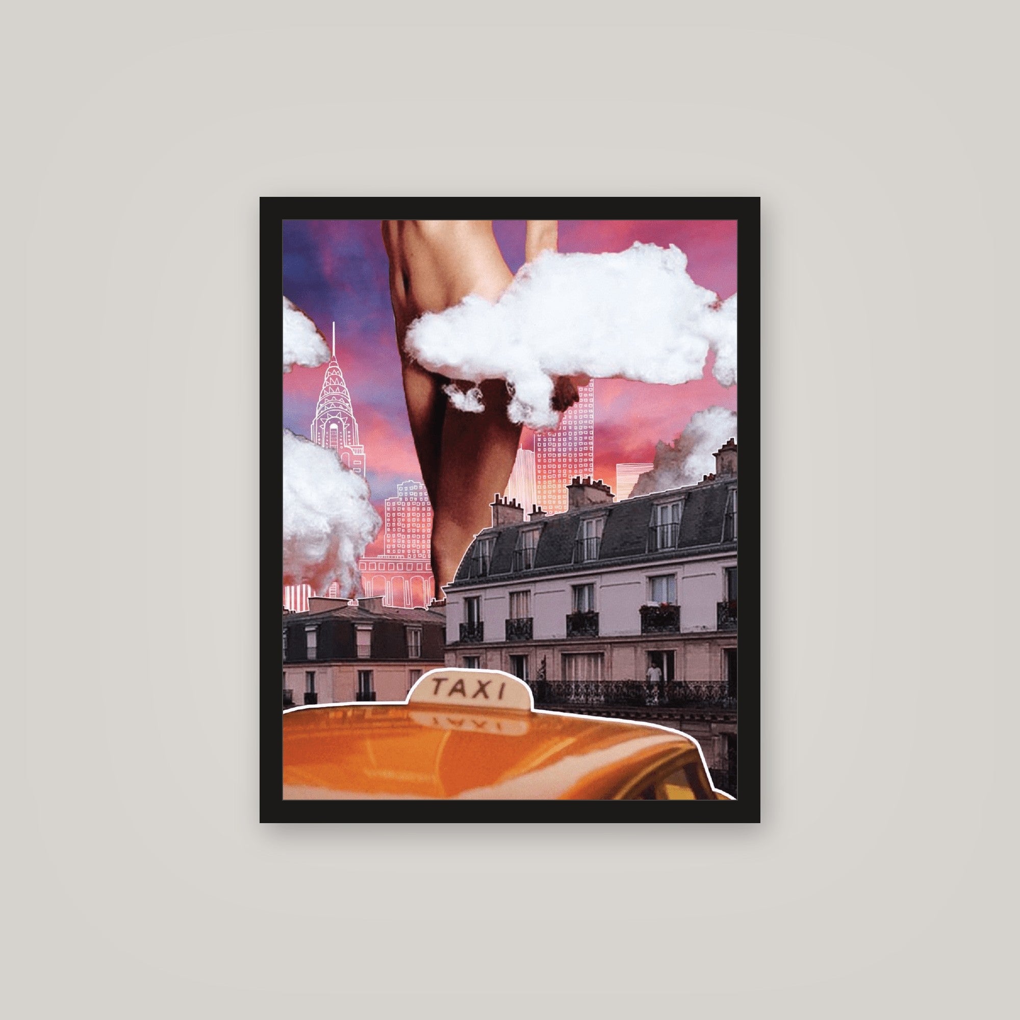 [auto-mockup] TAXI CLOUDS POSTER - 16 x 20in.