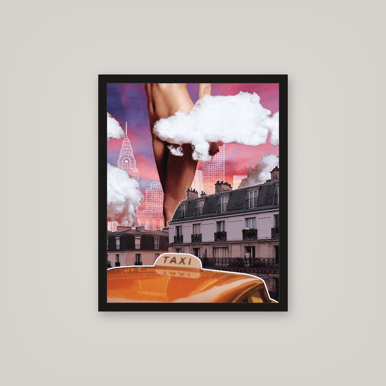 [auto-mockup] TAXI CLOUDS POSTER - 16 x 20in.