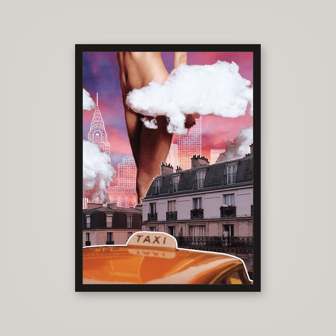 [auto-mockup] TAXI CLOUDS POSTER - 18 x 24in.